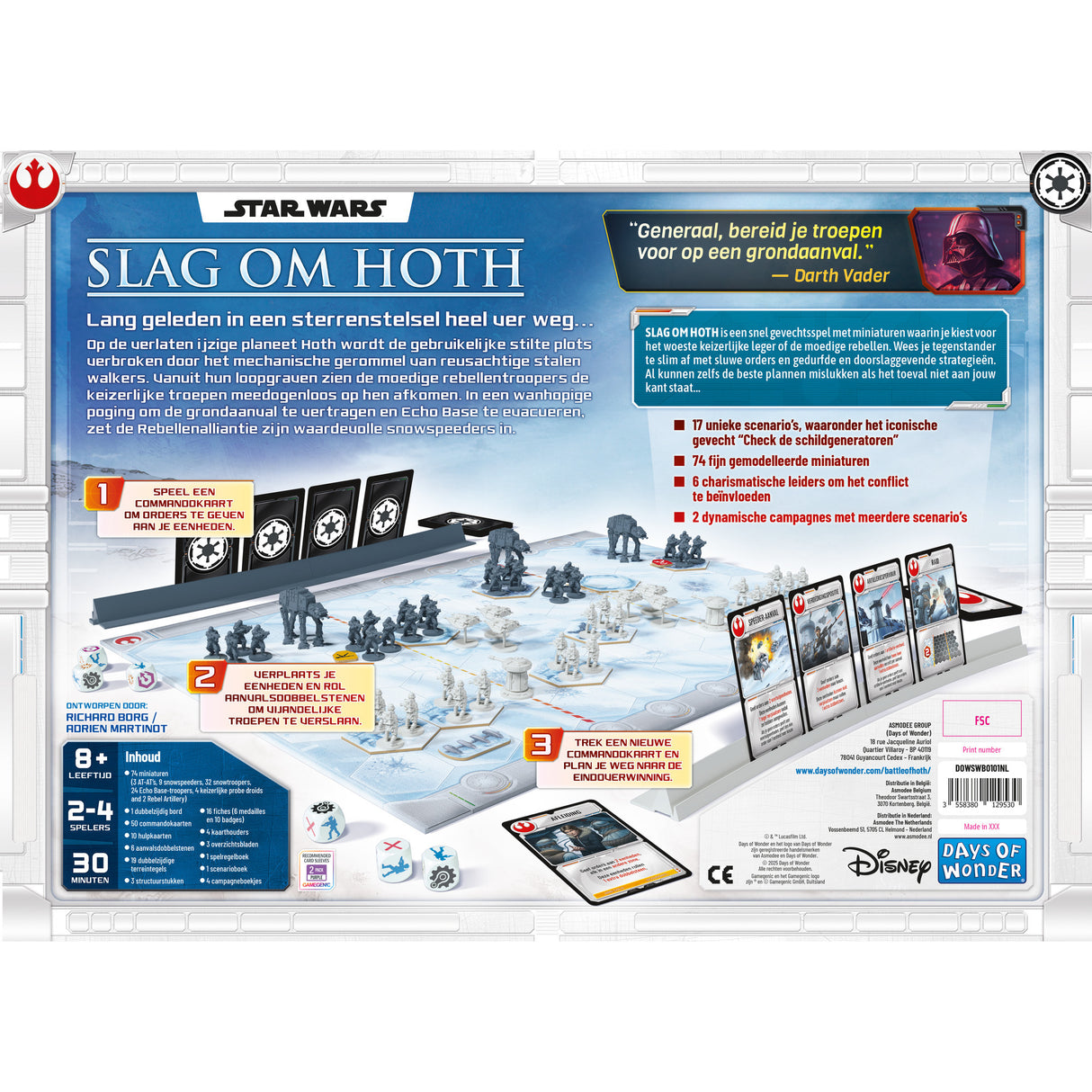Asmodee star wars - slag om hoth