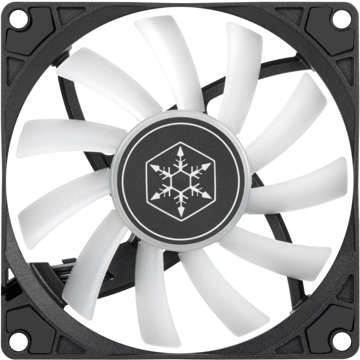 Silverstone air slimmer 90 argb case fan (zwart, 92 x 92 x 15 mm, pwm)