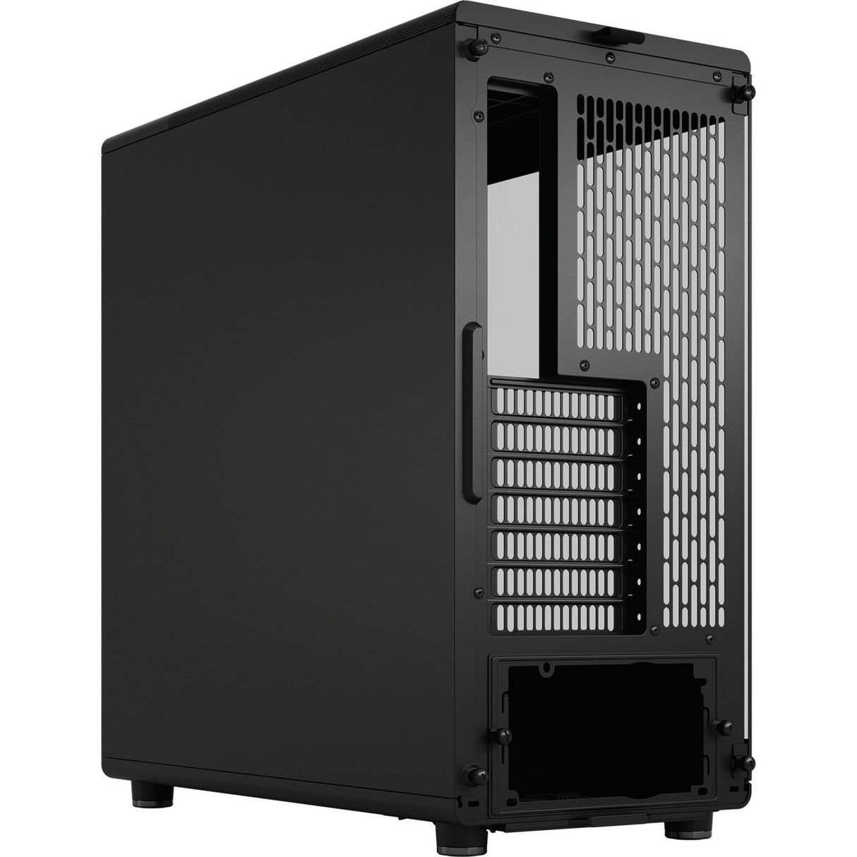 Fractal design north - momentum edition midi tower behuizing (zwart houtkleur | 2x usb-a | 1x usb-c | tempered glass)