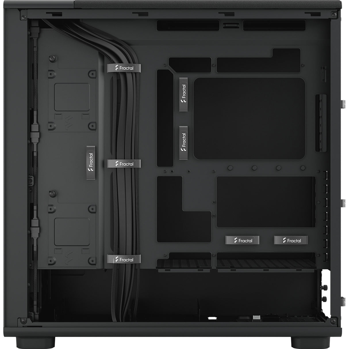 Fractal design epoch xl solid midi tower behuizing (zwart | 2x usb-a | 1x usb-c)