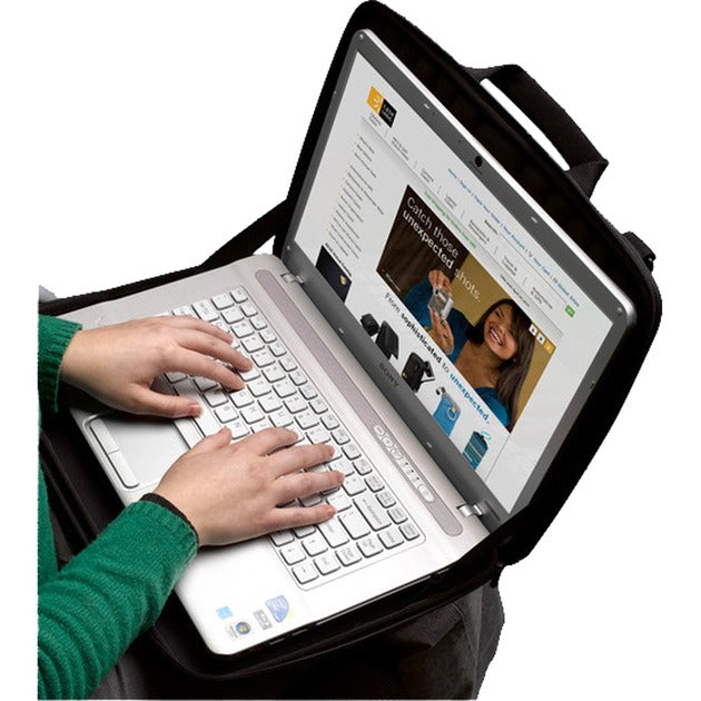 Case logic 16 hardshell laptop sleeve qns-116k laptoptas (retail)