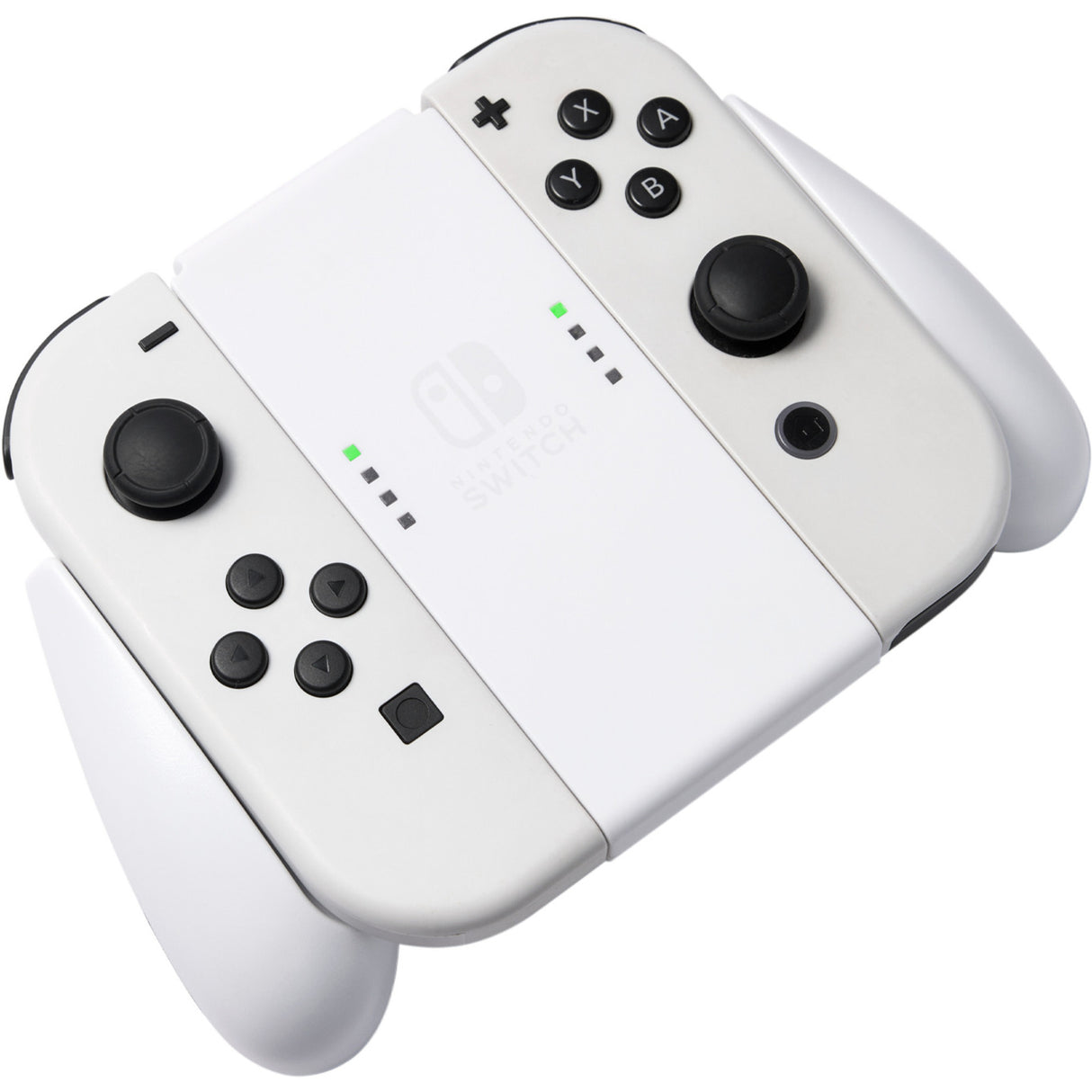 Powera joy-con comfort grip for nintendo switch - white bevestiging (wit)