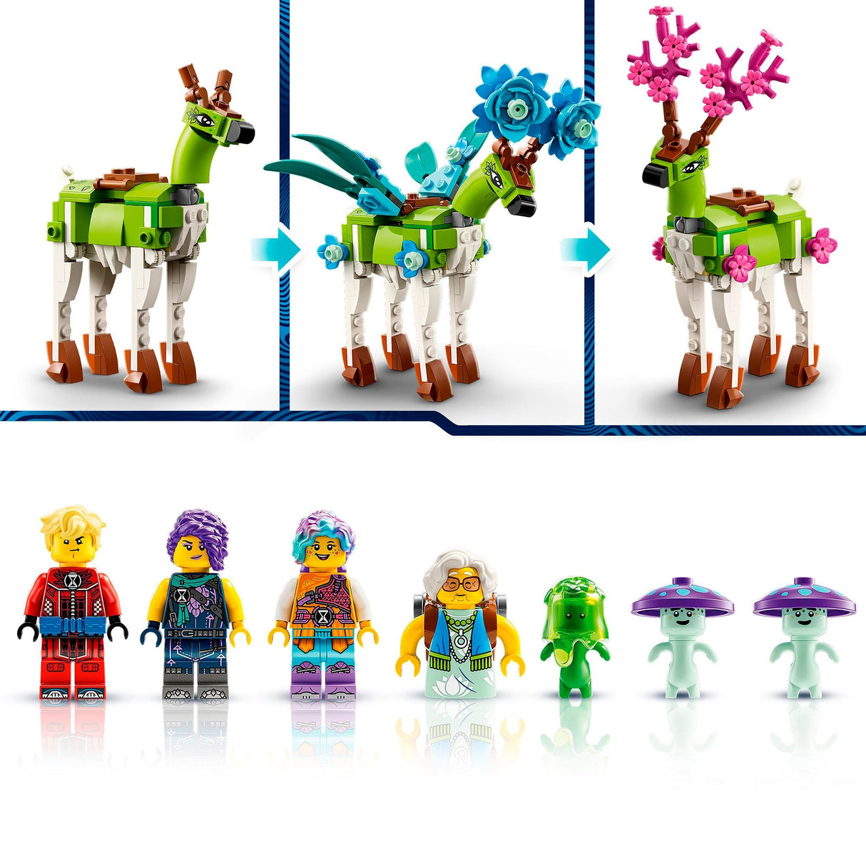Lego dreamzzz - stal met droomwezen constructiespeelgoed (71459)