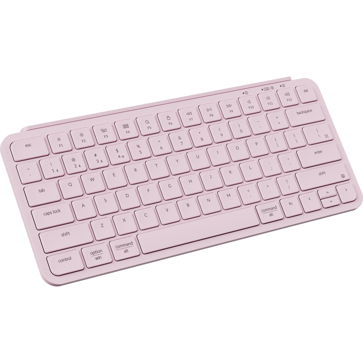 Keychron b1 pro-k4, toetsenbord (lichtroze, us-international, scissor switches, 75%, abs keycaps, 2.4ghz | bluetooth 5.2 | usb-c)