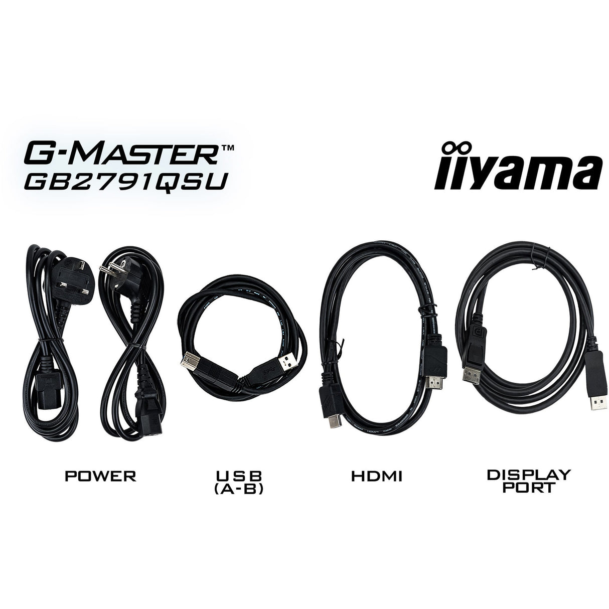 Iiyama g-master gold phoenix gb2791qsu-b1 27 gaming monitor (zwart (mat), 320 hz, hdmi, displayport, usb, audio)