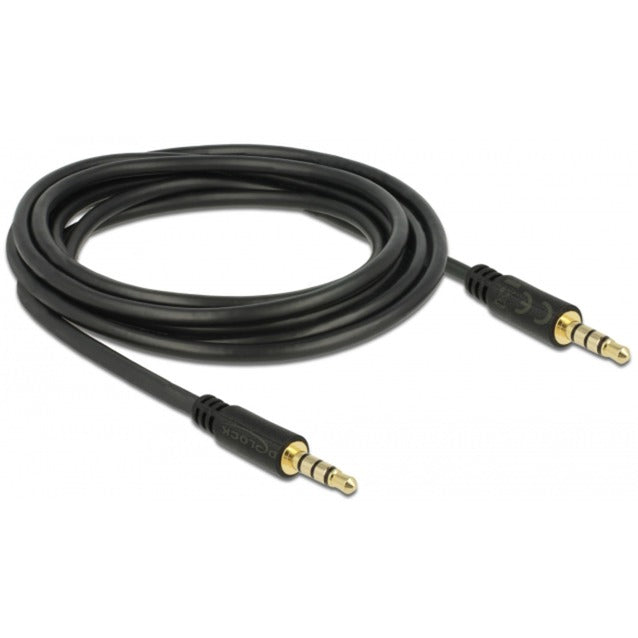 Delock 3,5 mm kabel (zwart, 3 meter)
