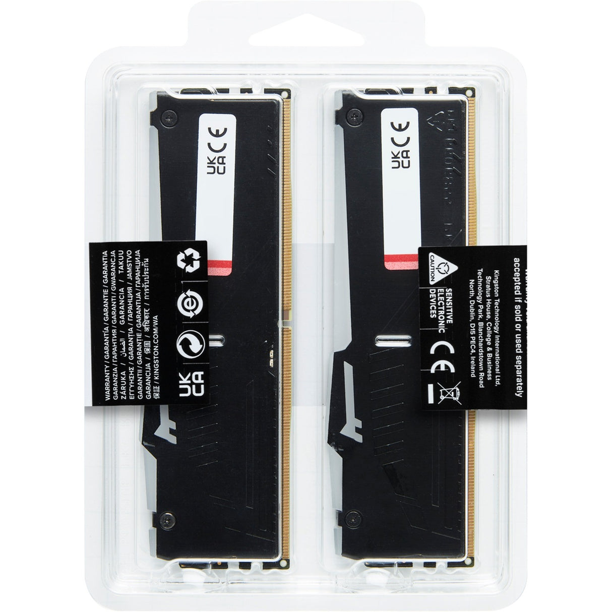 Kingston fury beast rgb 32 gb ddr5-5600 (2x 16 gb) werkgeheugen (zwart, kf556c36bbeak2-32, xmp 3.0, expo)
