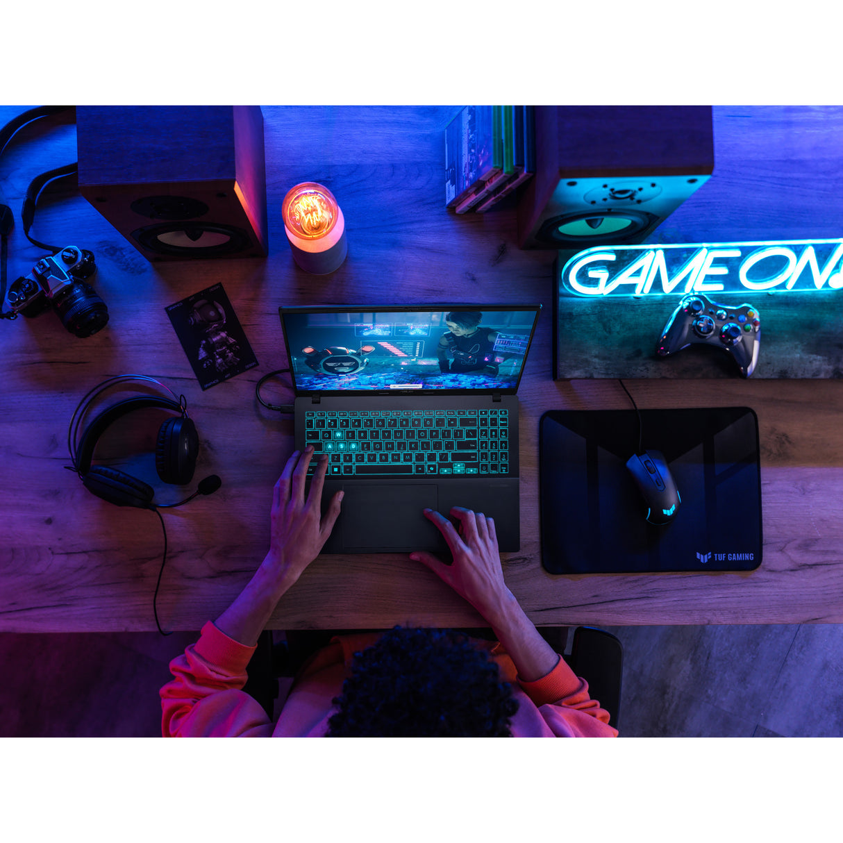 Asus v16 fx3607vp-rp003ws 16 gaming laptop (zwart | core 7 240h | rtx 5070 | 16 gb | 1 tb ssd)