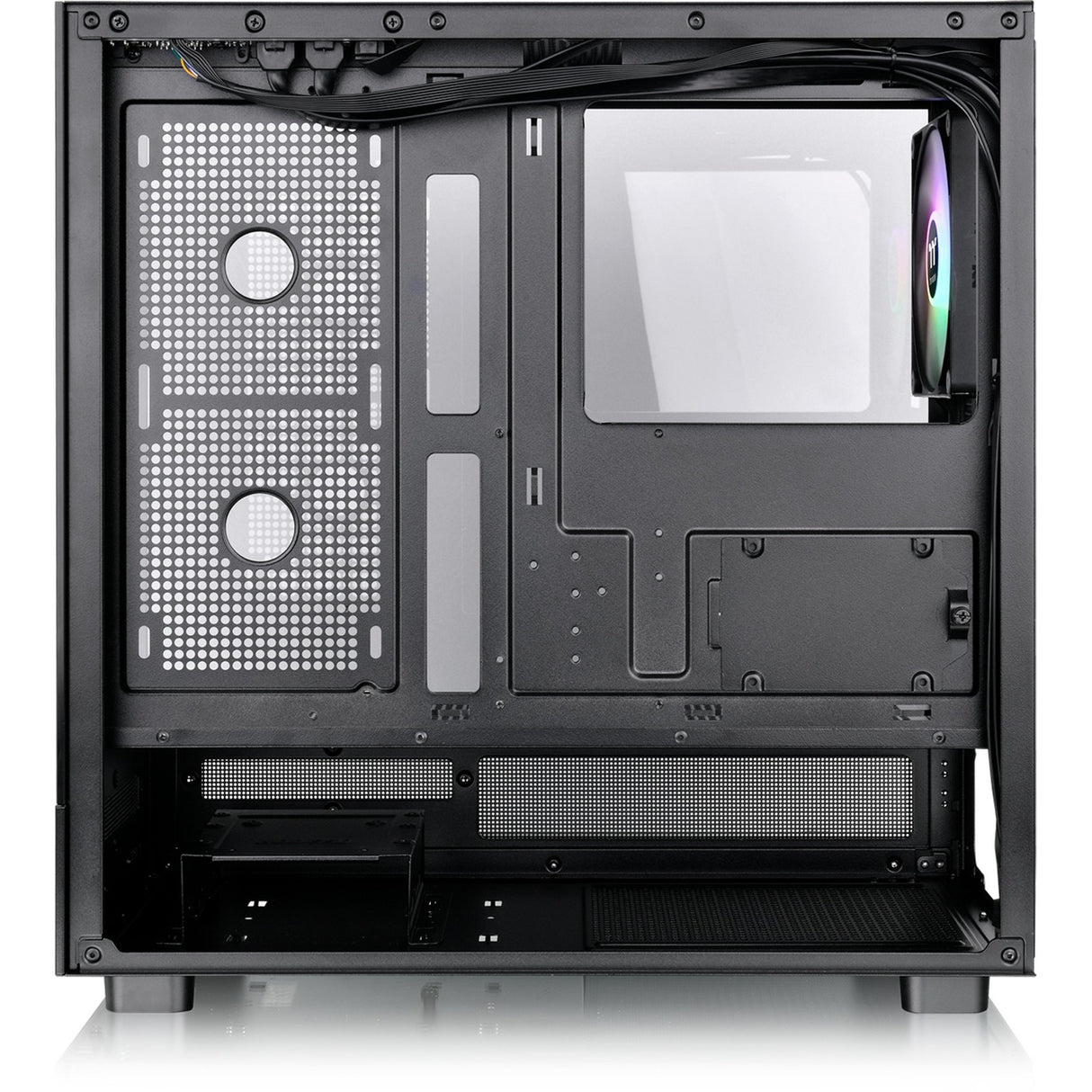 Thermaltake view 270 tg argb midi tower behuizing (zwart | 2x usb-a | 1x usb-c | rgb | tempered glass)