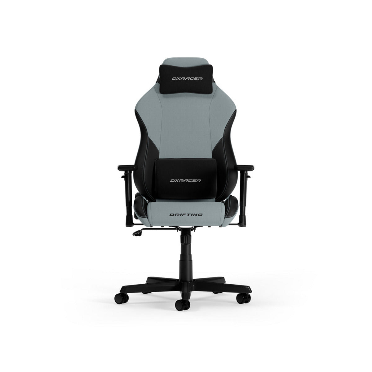 Dxracer drifting xl cyan black fabric gamestoel (zwart)