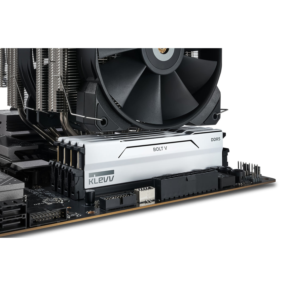 Klevv bolt v 32 gb ddr5-6000 (2x 16 gb) werkgeheugen (wit, kd5agua80-60a300i, xmp 3.0, expo)