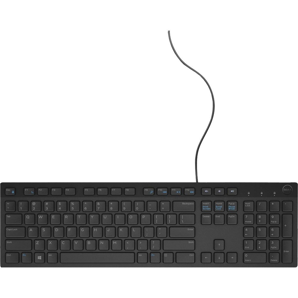 Dell multimediatoetsenbord kb-216 (zwart, us lay-out (qwerty))