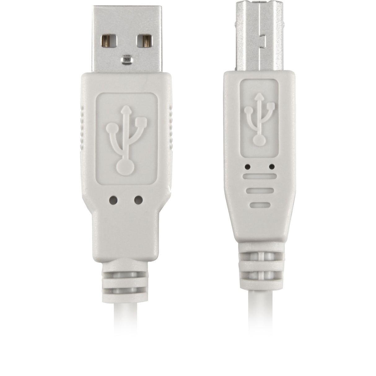 Sharkoon usb-a 2.0 > usb-b kabel (grijs, 0,5 meter)