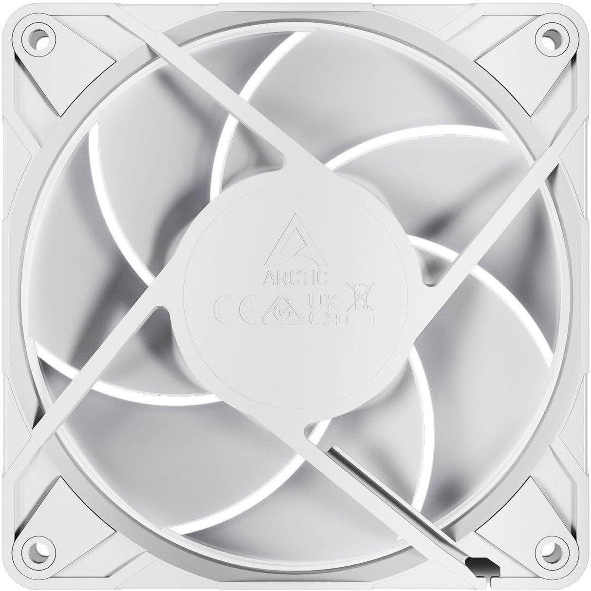 Arctic p12 pro a-rgb case fan (wit, 120 x 120 x 25 mm, pwm)