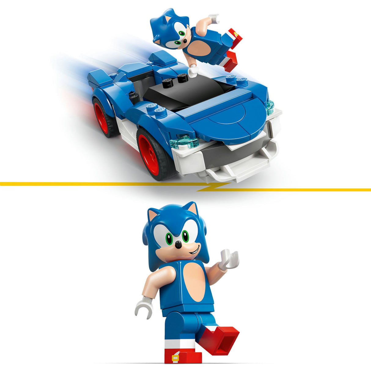 Lego sonic the hedgehog 77117 sonics auto: speed star lightning