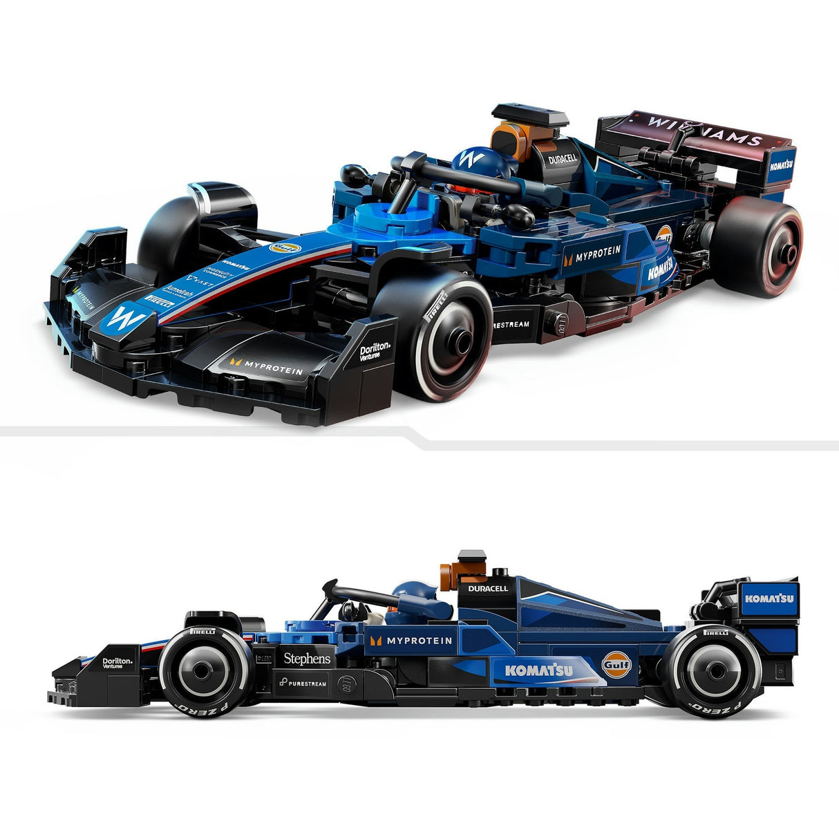 Lego speed champions williams racing fw46 f1 racewagen set - 77249