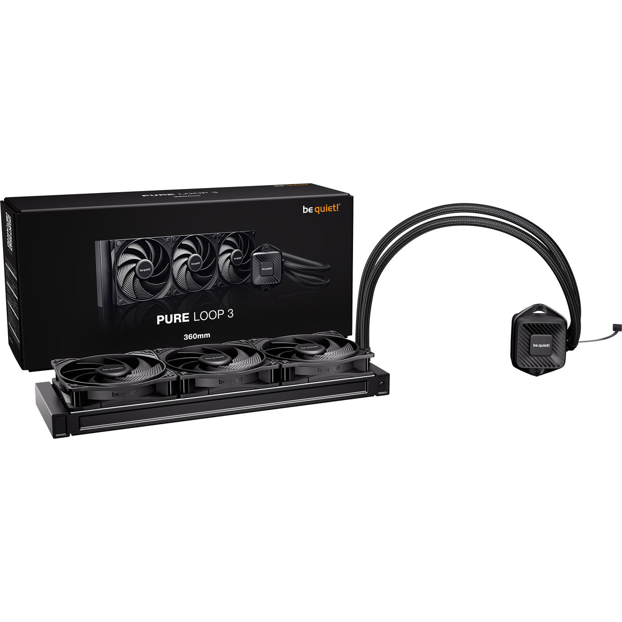 Be quiet! pure loop 3 360 waterkoeling (zwart, pwm)