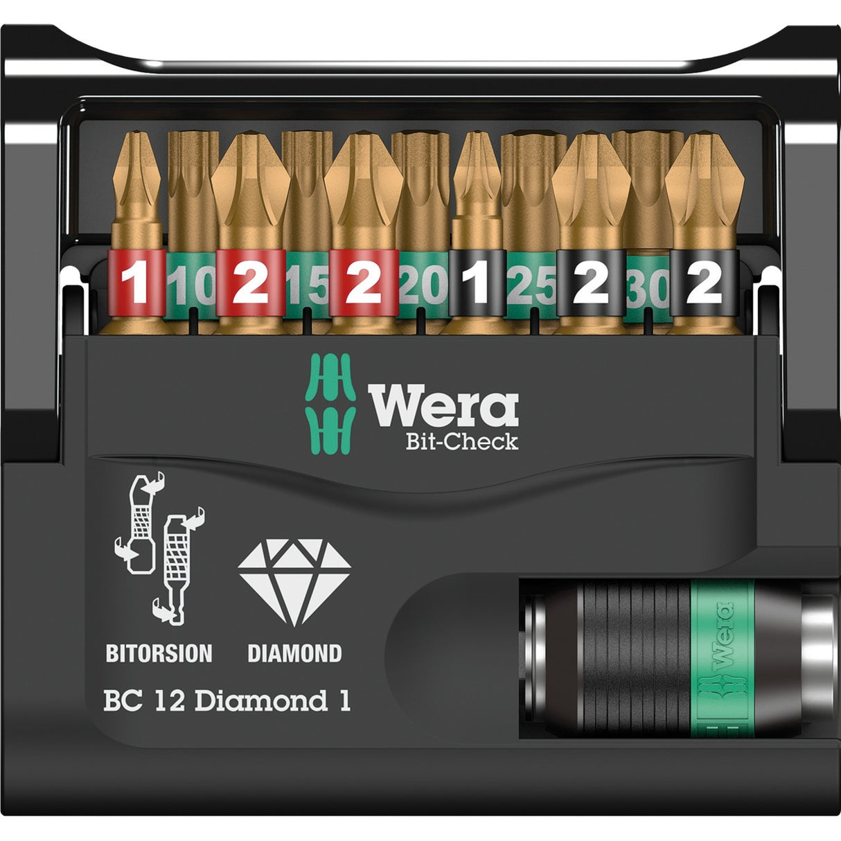 Wera bit-check diamond - bitset - 12-delig