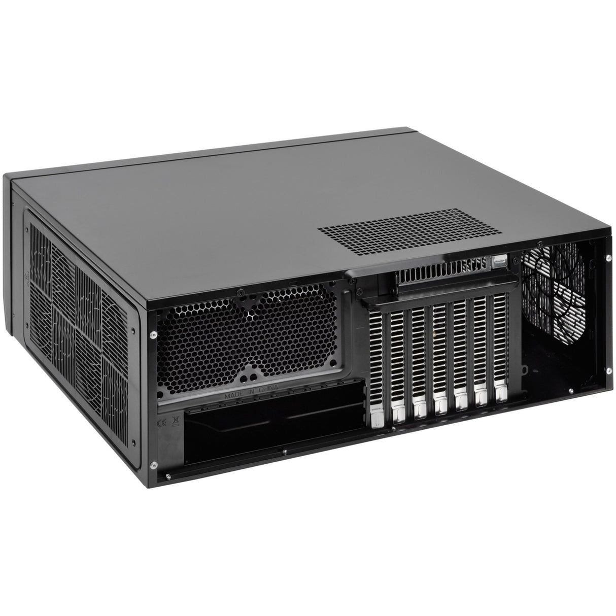 Silverstone sst-gd09b-c htpc behuizing (zwart | 1x usb-a | 1x usb-c)