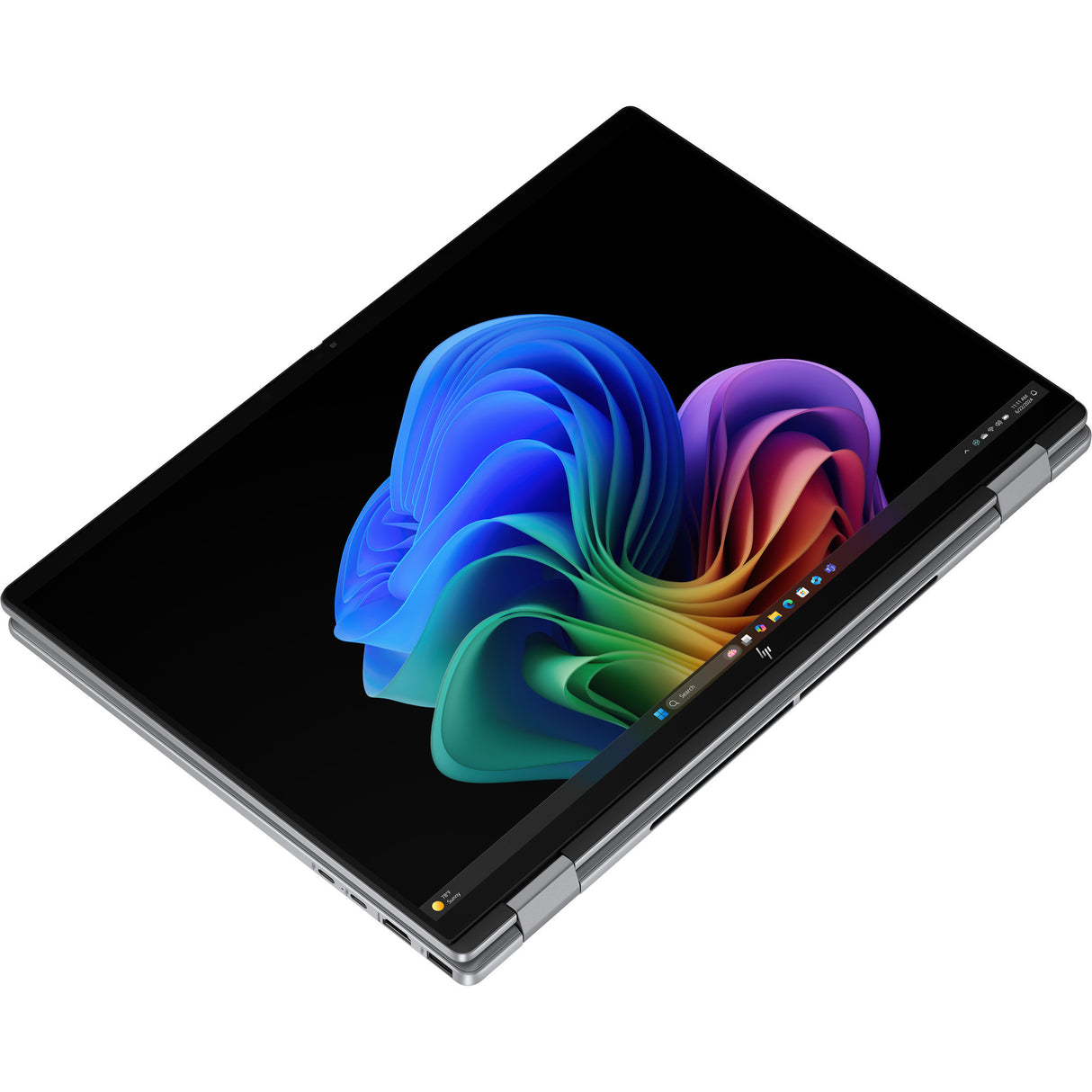 Hp omnibook x flip 16-ar0070nd 16 copilot+ 2-in-1 laptop (zilver | ryzen ai 7 350 | radeon 860m | 24 gb | 1 tb ssd | touch)