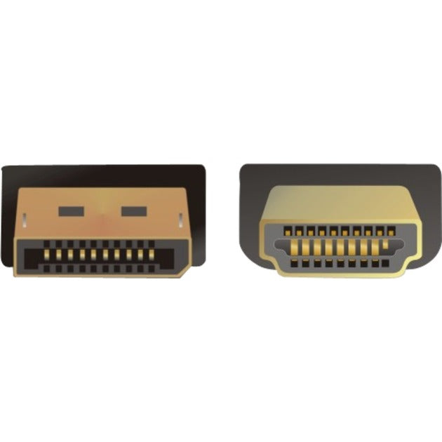 Delock displayport naar high speed hdmi kabel (zwart, 3 meter, 4k)