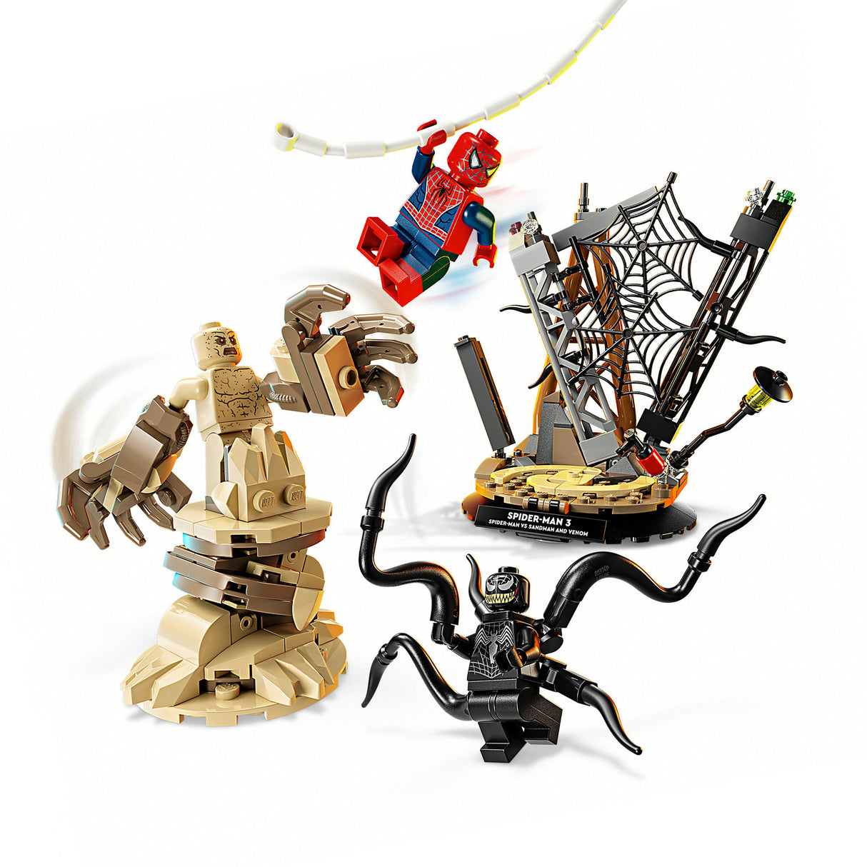 Lego marvel - ultieme strijd: spider-man vs. sandman constructiespeelgoed (76334)