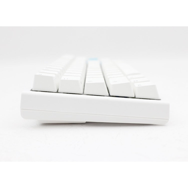 Ducky one 2 pro mini white classic rgb mechanisch gaming toetsenbord (wit, us lay-out (qwerty), cherry mx silent red, 60%, rgb led, double-shot pbt, quack mechanics)