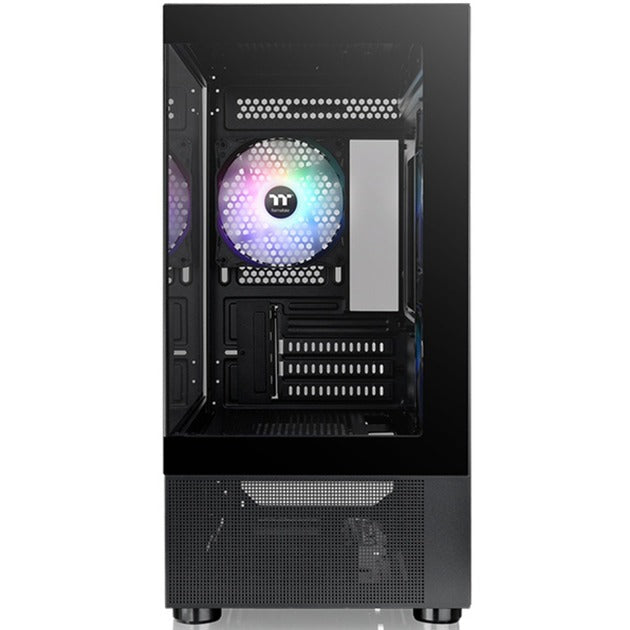 Thermaltake view 170 tg argb mini tower behuizing (zwart | 2x usb-a | rgb | tempered glass)