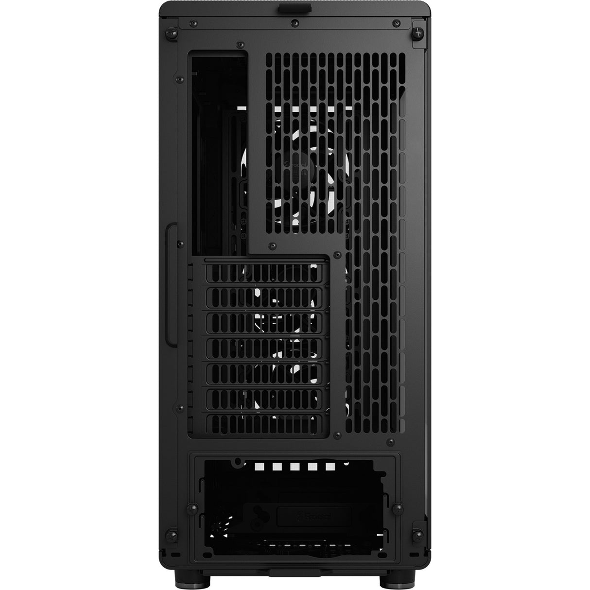 Fractal design north - momentum edition midi tower behuizing (zwart houtkleur | 2x usb-a | 1x usb-c | tempered glass)
