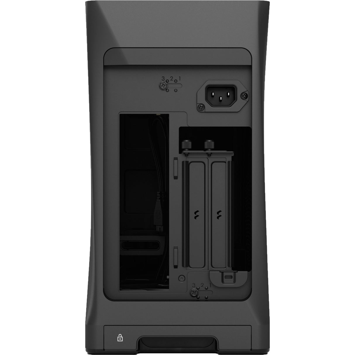 Fractal design era 2 charcoal mini tower behuizing (donkergrijs | 2x usb-a | 1x usb-c)