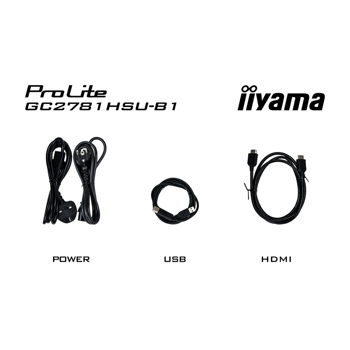 Iiyama g-master black hawk g2471hs-b1 27 curved gaming monitor (zwart, hdmi, displayport, 2x usb, 144 hz)