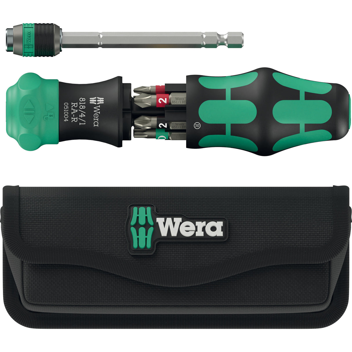 Wera kraftform kompakt 20 ra-r mit tasche bitschroevendraaier 1 4