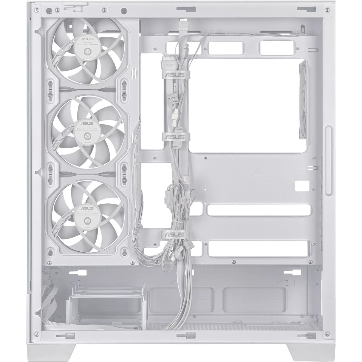 Asus a31 plus midi tower behuizing (wit | 2x usb-a | 2x usb-c | tempered glass)