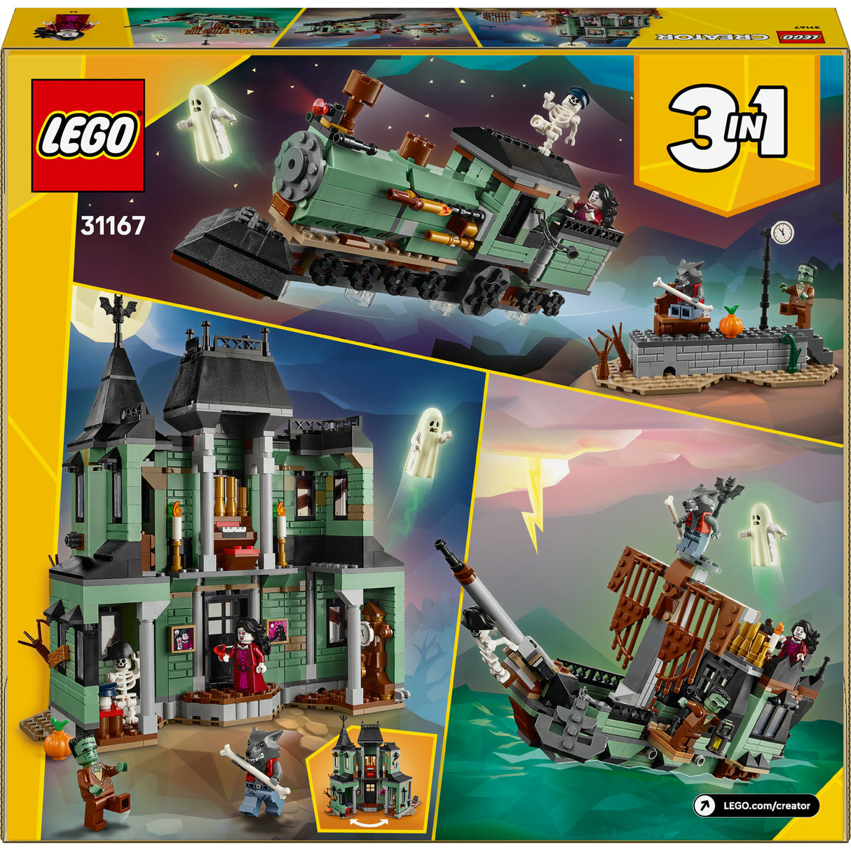 Lego ® creator 3in1 spookhuis - 31167
