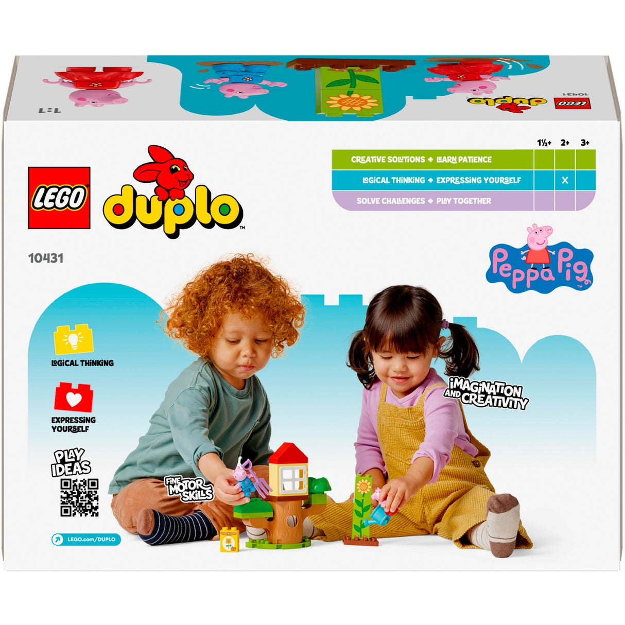Lego duplo - peppa big tuin en boomhut constructiespeelgoed (10431)