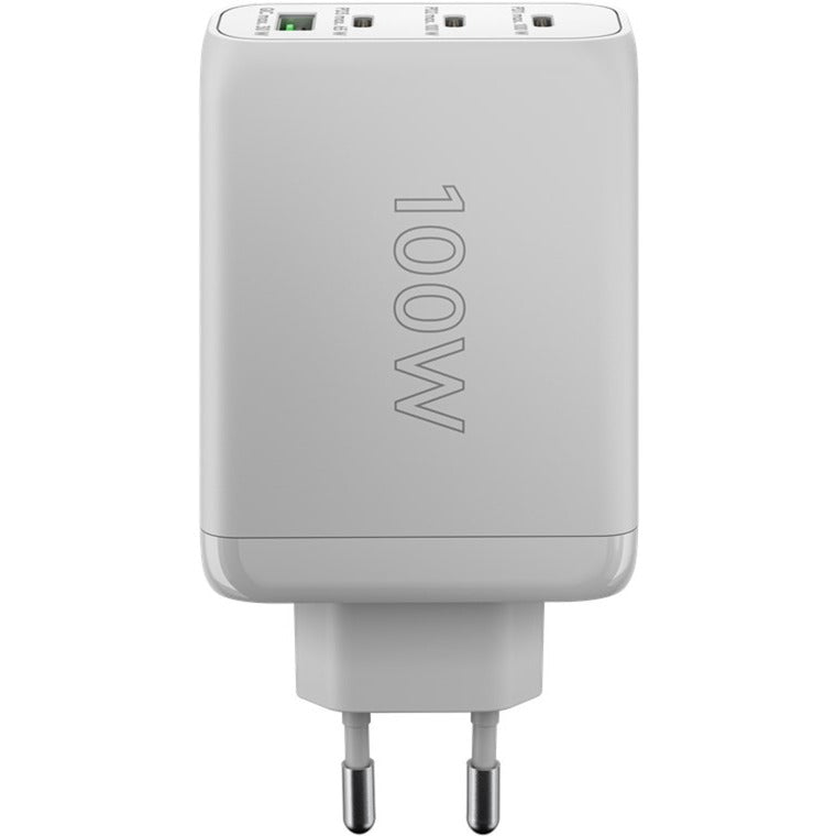 Goobay 100w gan usb-c pd multiport quick charger (wit)