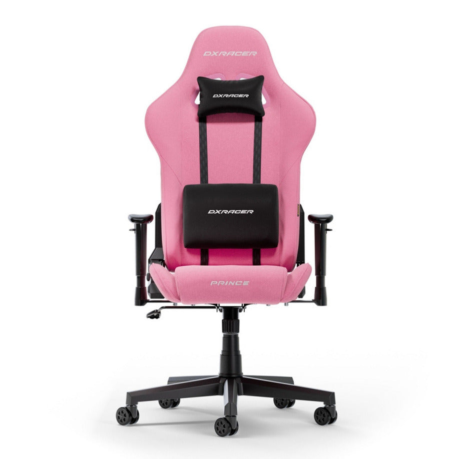 Dxracer prince l pink fabric gamestoel (roze)