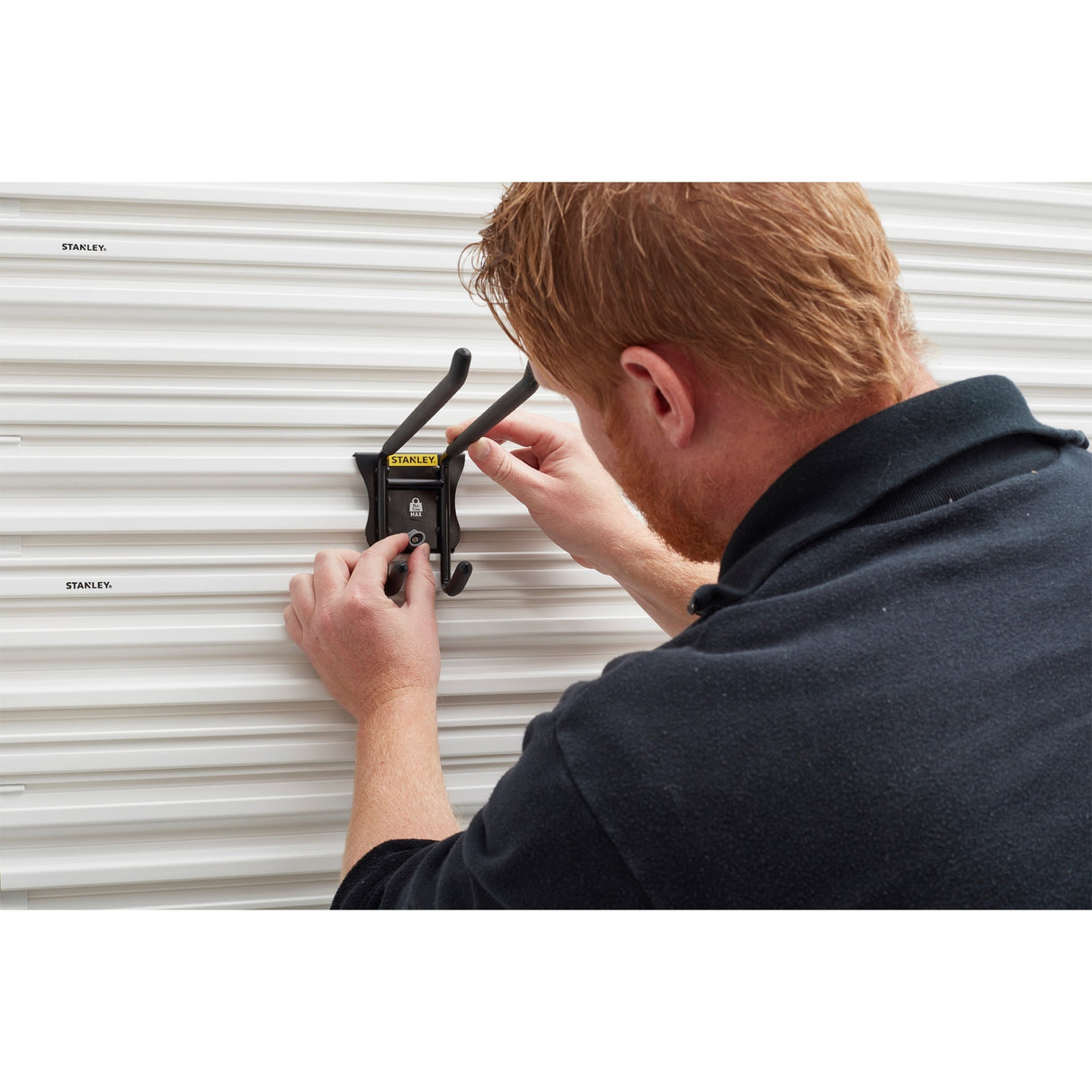 Stanley track wall® dubbele haak