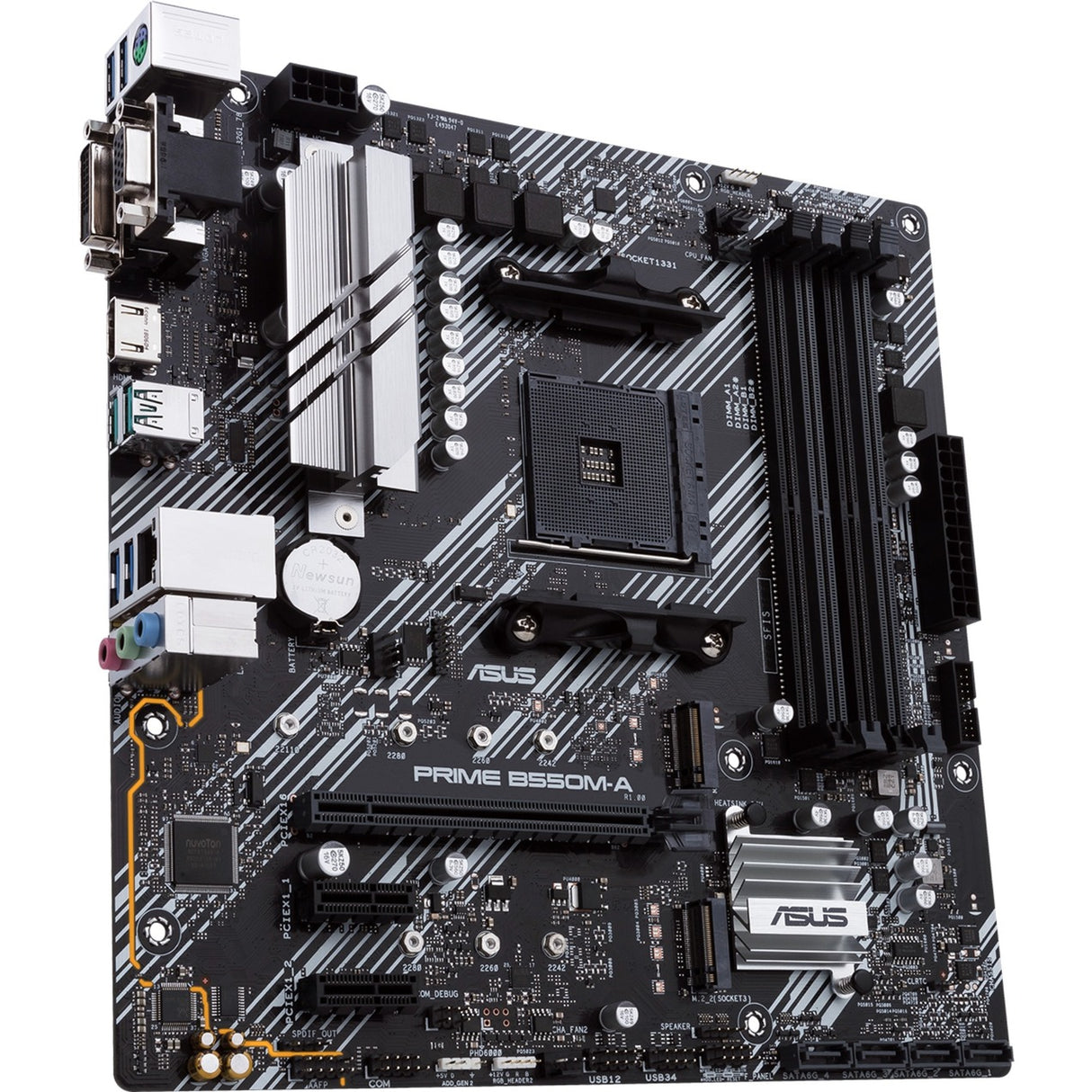 Asus prime b550m-a socket am4 moederbord (raid, gb-lan, sound, µatx)