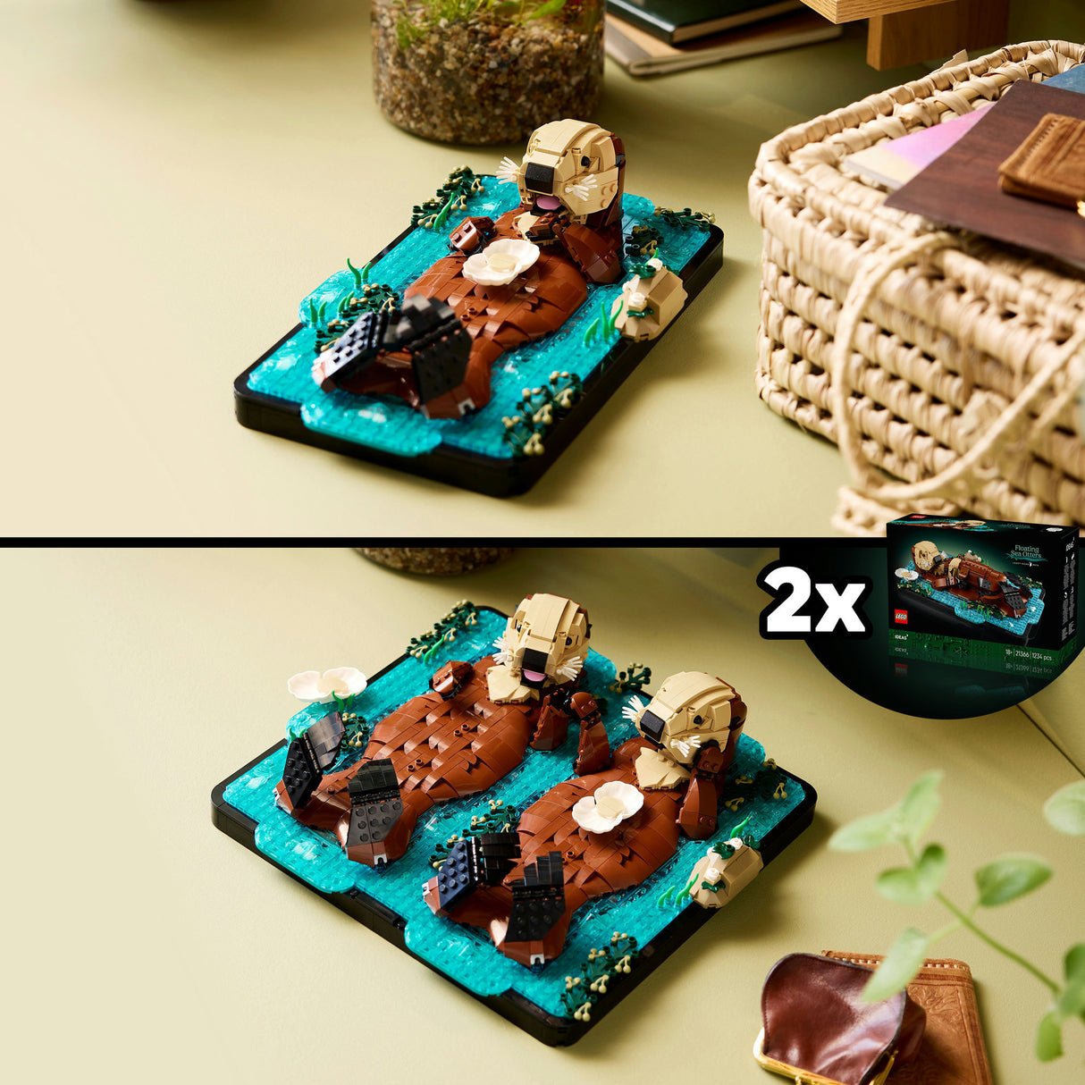 Lego ideas drijvende zeeotters - 21366