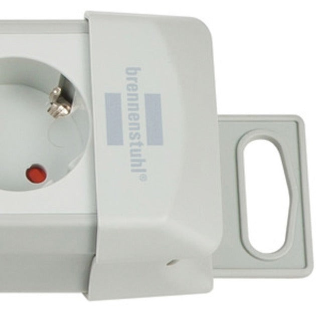 Brennenstuhl premium-line 4-voudig stekkerdoos met schakelaar 1955540100 stekkerdoos (lichtgrijs)