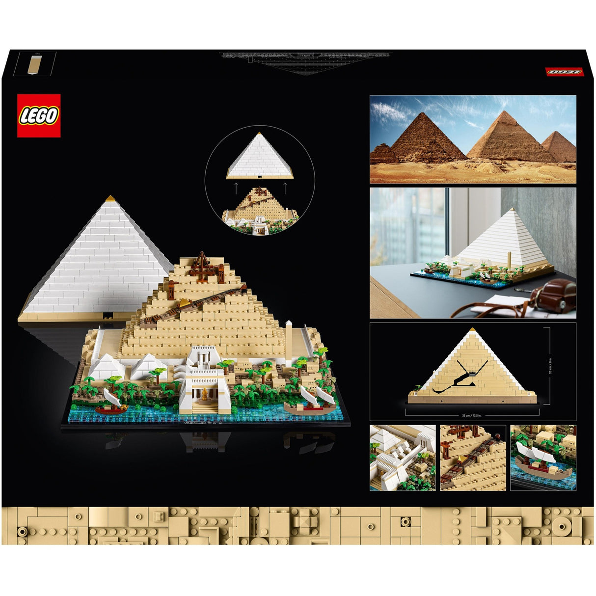 Lego architecture - grote piramide van gizeh constructiespeelgoed (21058)