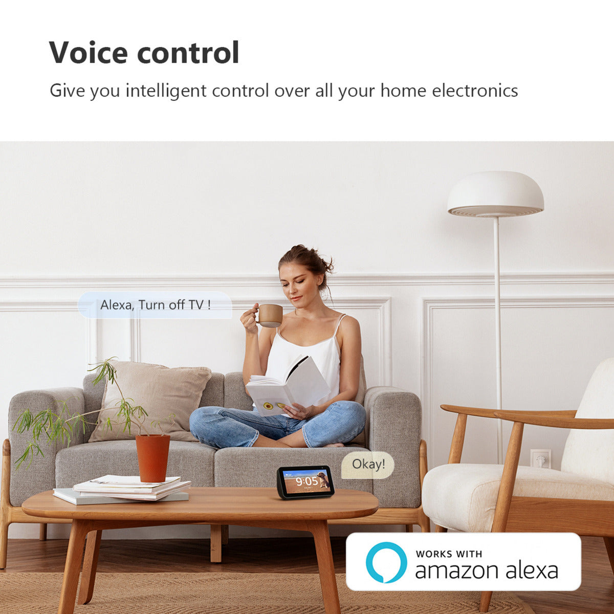 Imou ce2p smart plug (4 stuks) stekker (bluetooth 5.0, matter)