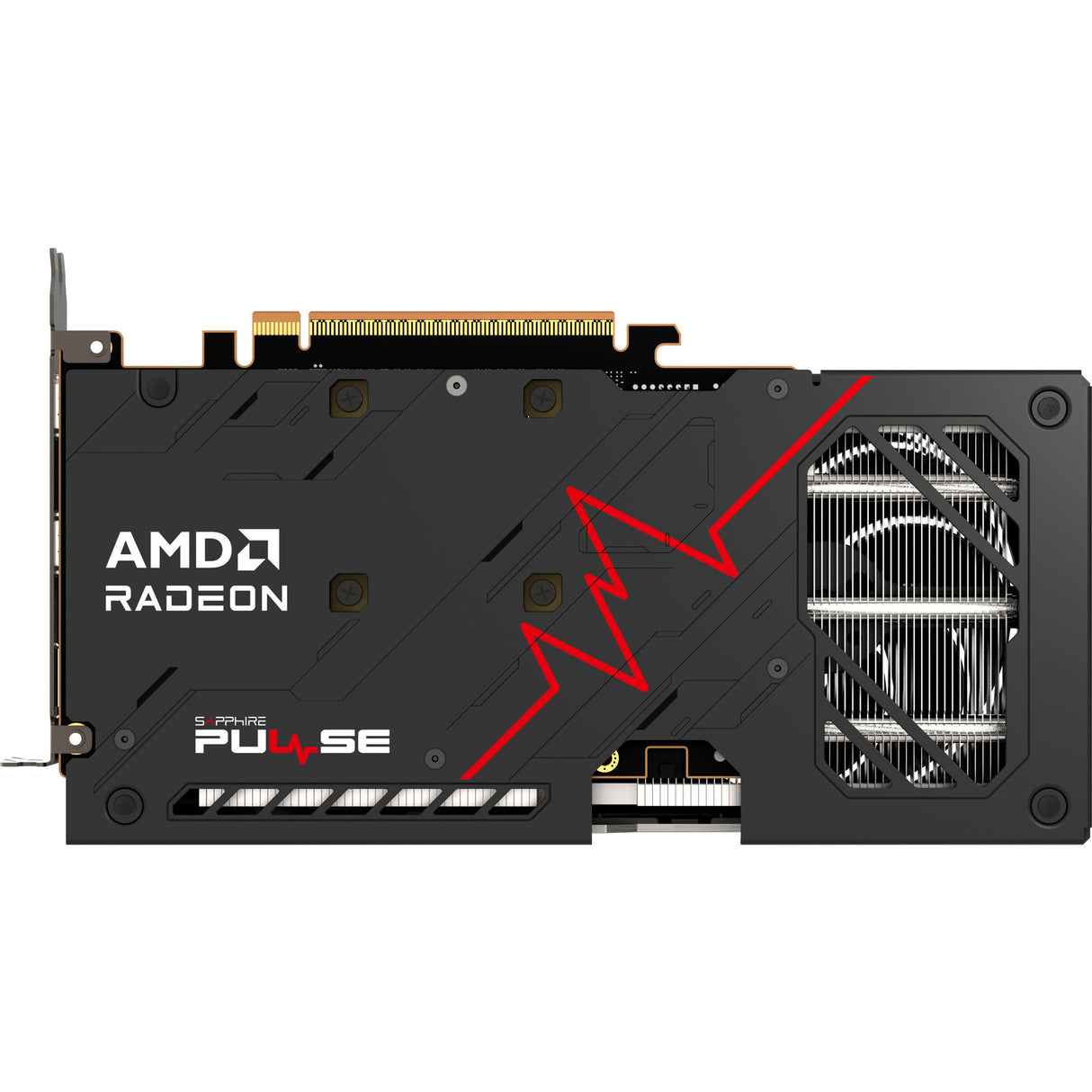 Sapphire radeon rx 9060 xt pulse 16gb oc grafische kaart (zwart rood, 1x displayport, 2x hdmi)