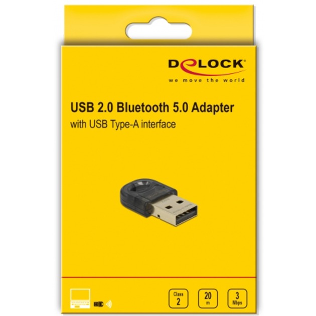 Delock usb 2.0 bluetooth 5.0 mini adapter bluetooth adapter