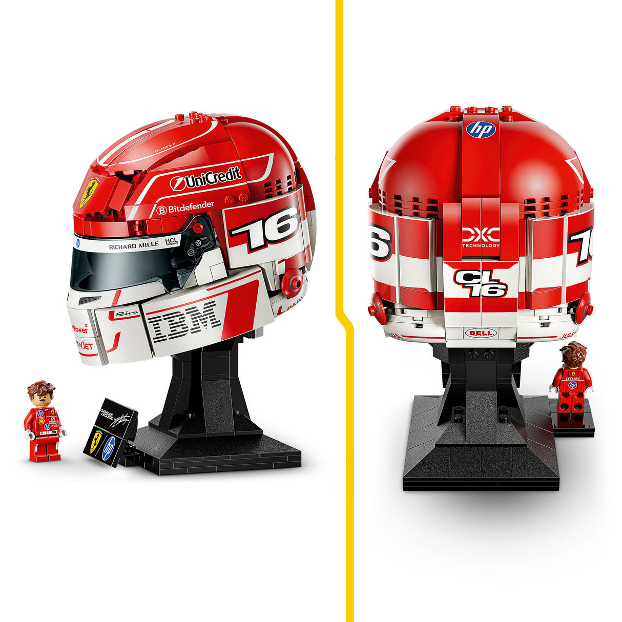 Lego editions - scuderia ferrari hp helm van charles leclerc constructiespeelgoed (43014, retail)