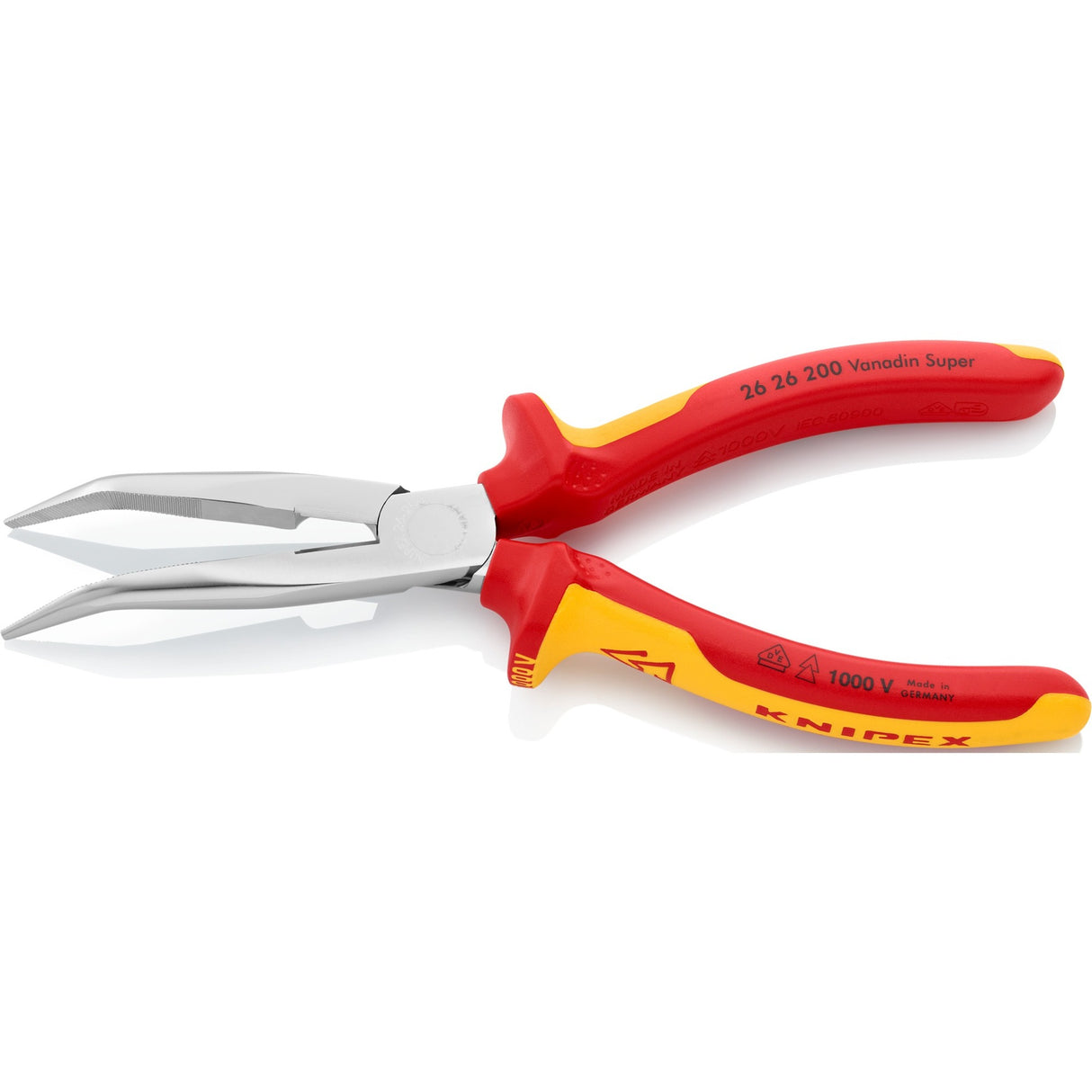 Knipex 26 26 200 telefoontang 45° + zijsnijder 200mm vde