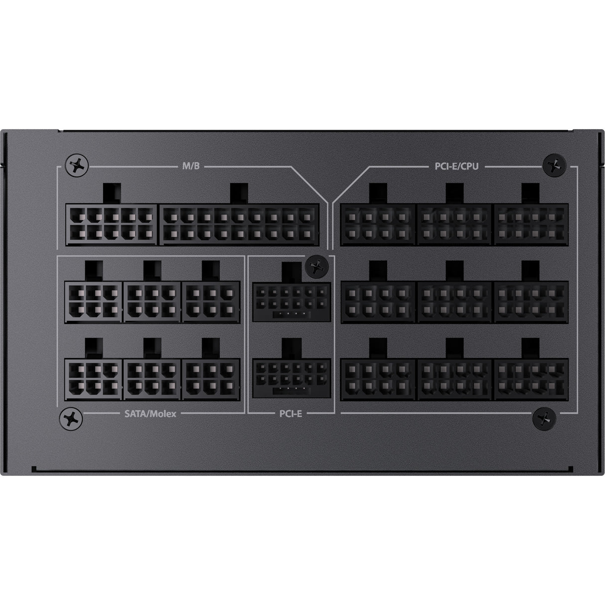 Antec signature 2200 platinum atx3.1 modulaire 2200 watt voeding (zwart, 2x 12v-2x6, 6x pcie)