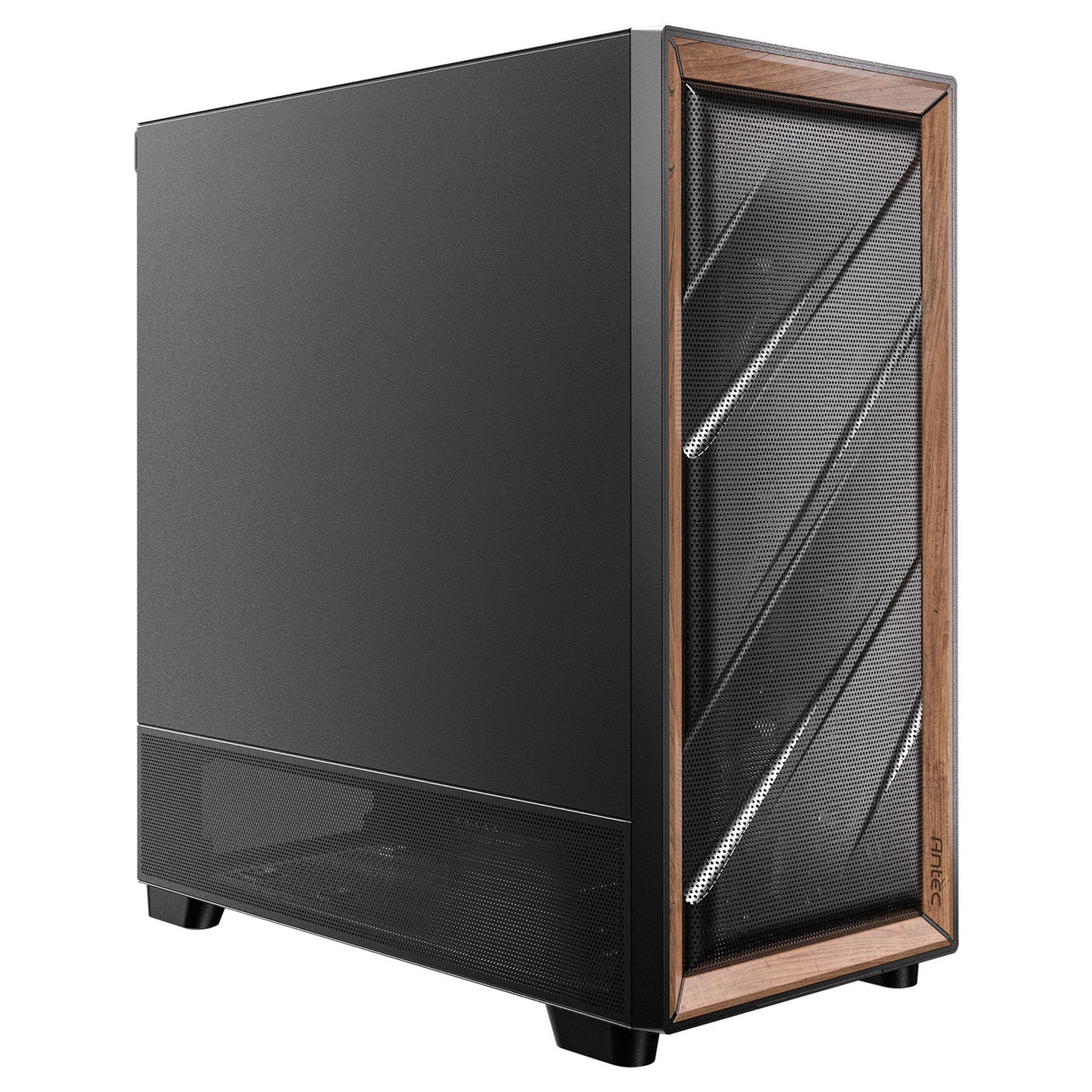 Antec flux se midi tower behuizing (zwart | 2x usb-a | 1x usb-c)