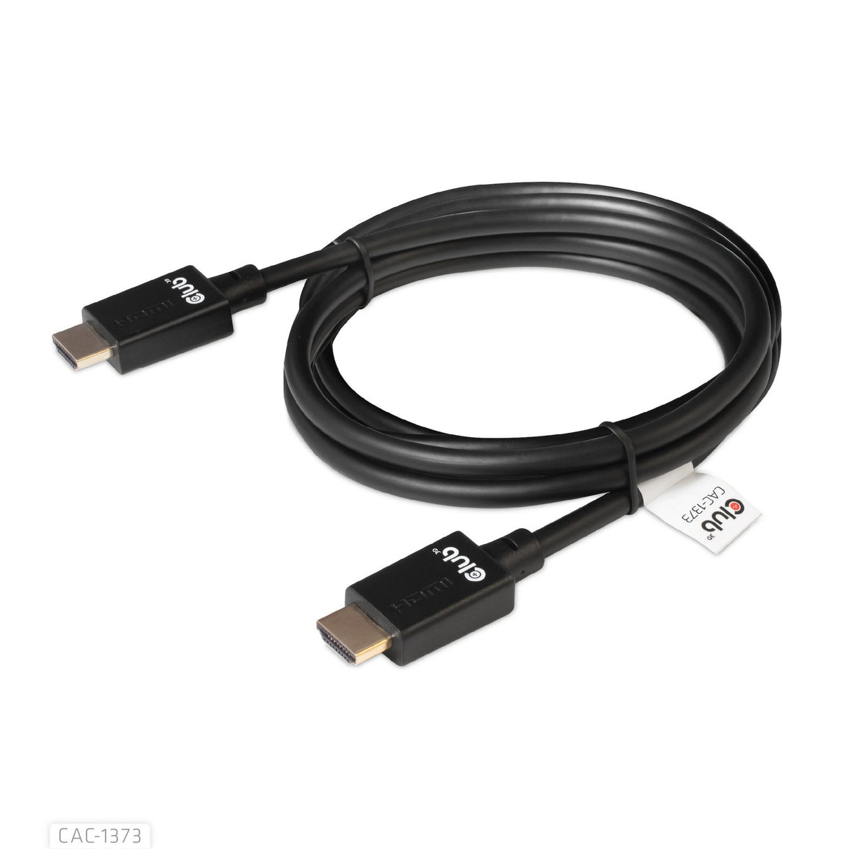 Club 3d ultra high speed hdmi 2.1 male-male kabel (zwart, 4 meter, 4k 120hz, 8k 60hz, 48gbps)